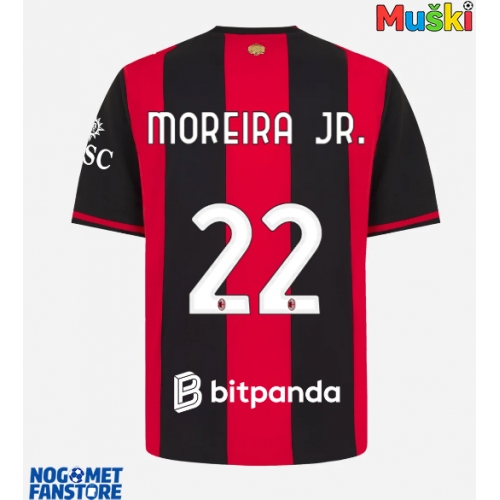 AC Milan Diego Moreira #22 Domaci Dres 2026-27 Kratak Rukav